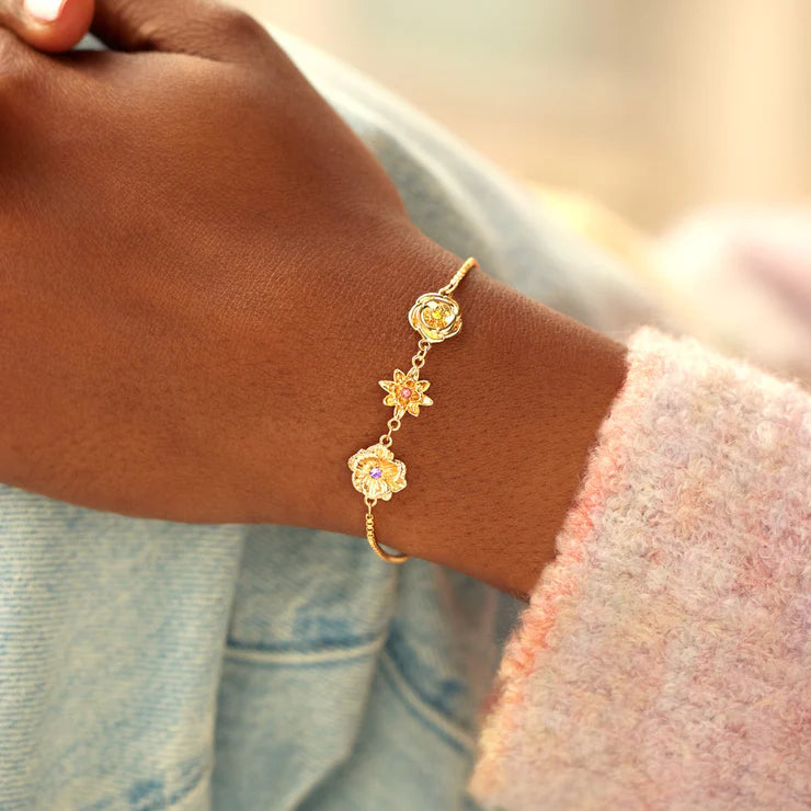 Pulseira "Jardim" 1-10 flores de nascimento