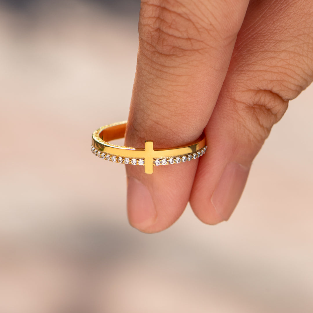 Conjunto Irmãs em Cristo com Banho de Ouro 18K