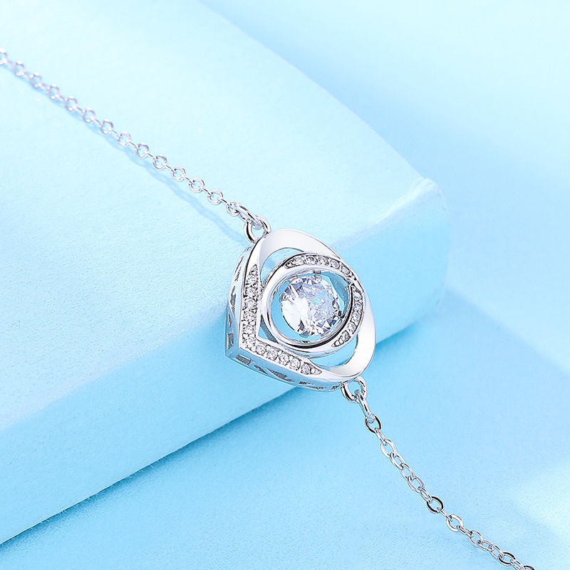 Pulseira Olho de Proteção com Pedra Azul e Zircônias