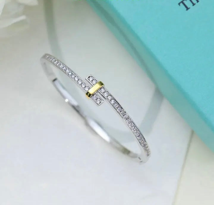 Bracelete Minimalista Elo de Ouro