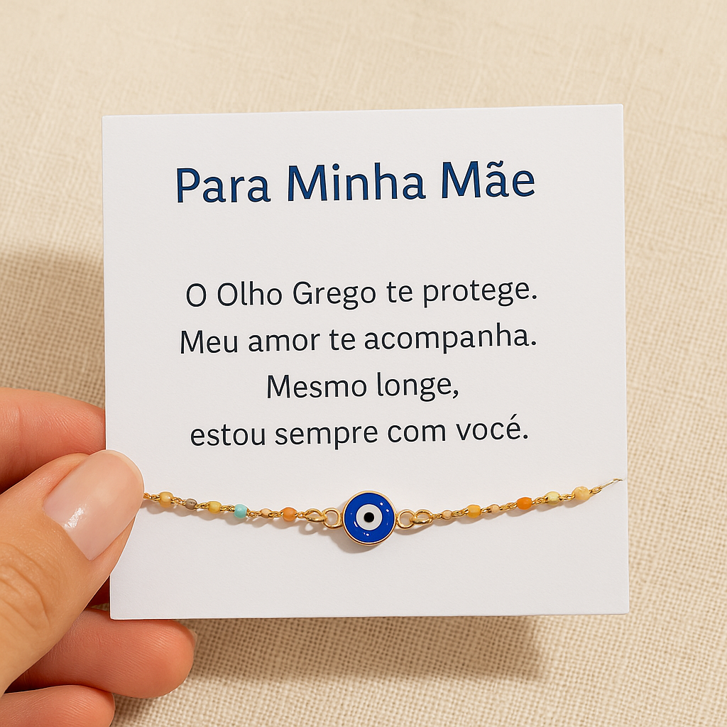 Pulseira Olho Grego Colorida – Para Minha Mãe