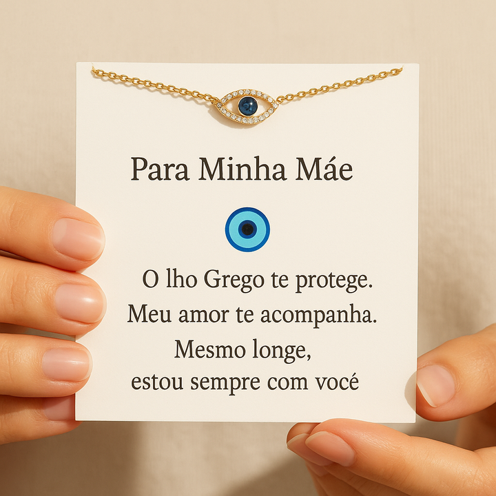 Colar Olho Grego Luxo – Para Minha Mãe