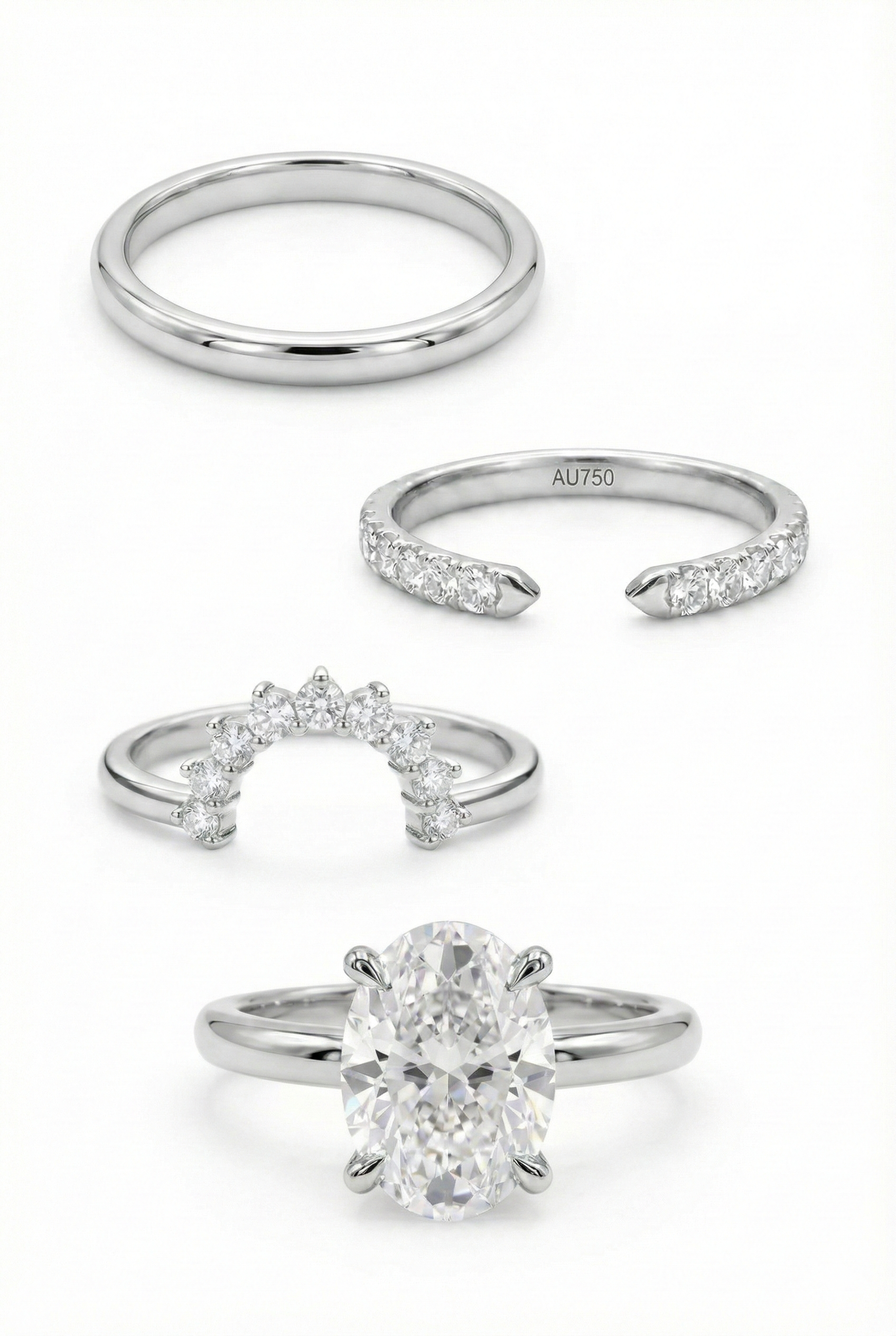 Stack de anéis Princess