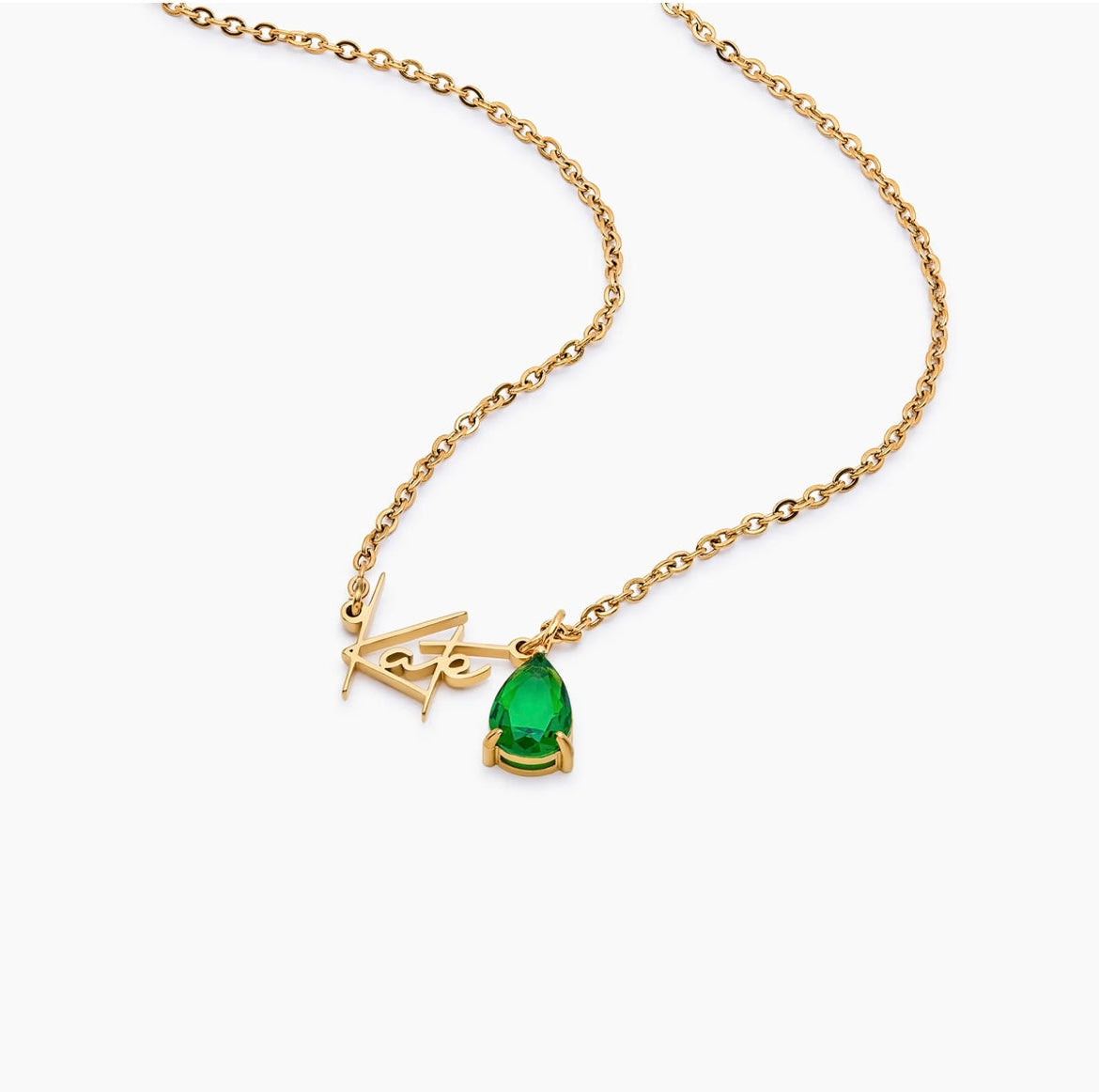 Colar personalizado "Vida" com pedras do nascimento