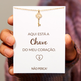 Colar "Chave do Meu Amor"