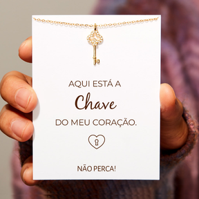 Colar "Chave do Meu Amor"