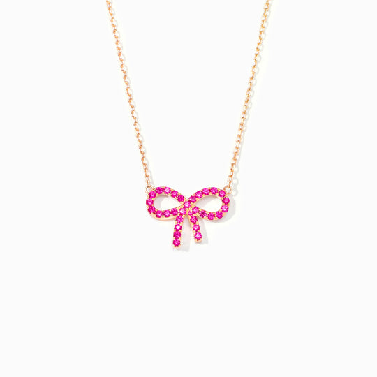 Colar Laço com Zircônias – Presente Para Mãe