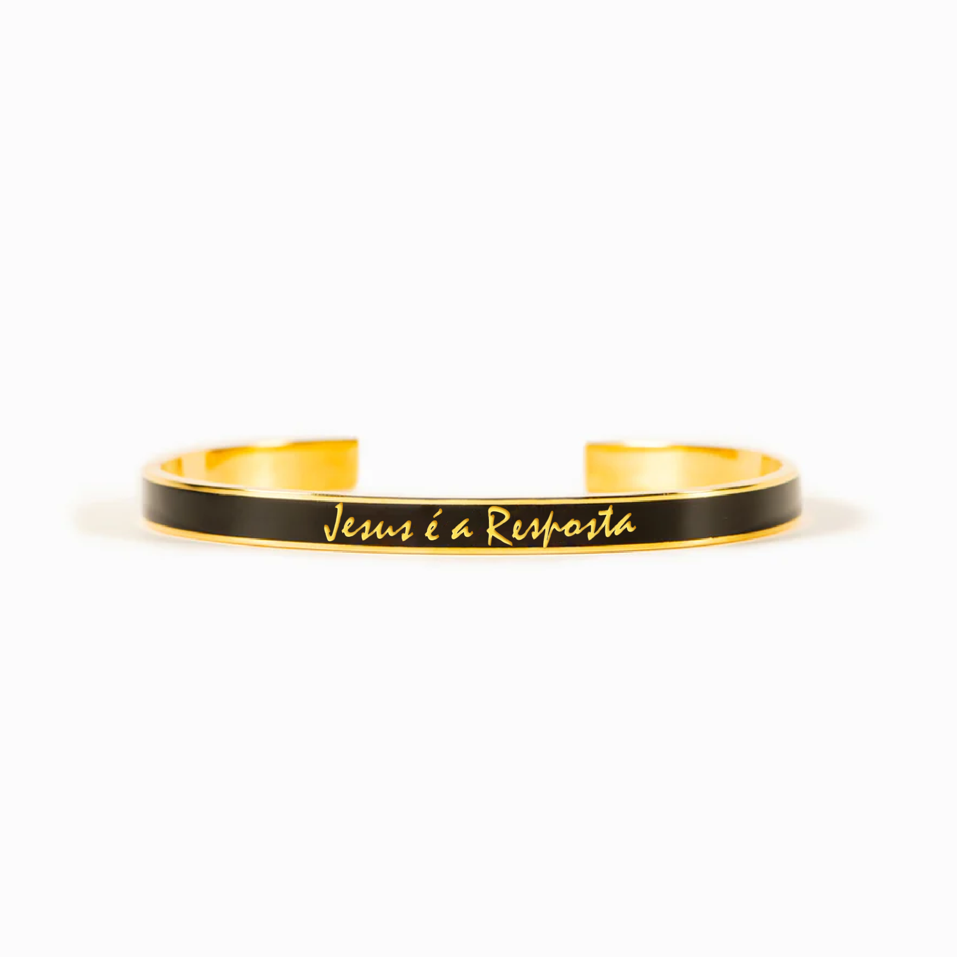 Pulseira Motivacional Banho de Ouro