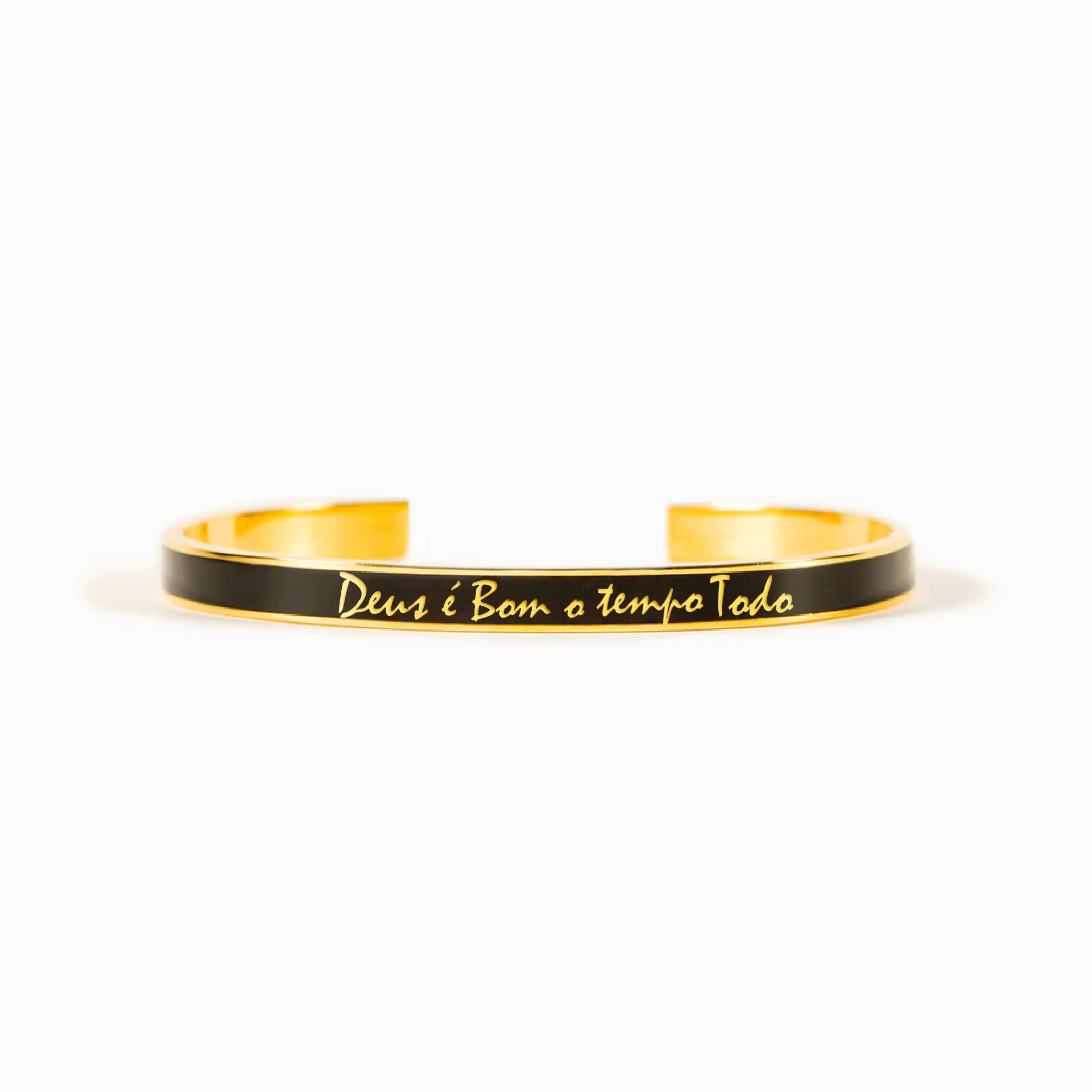 Pulseira Motivacional Banho de Ouro