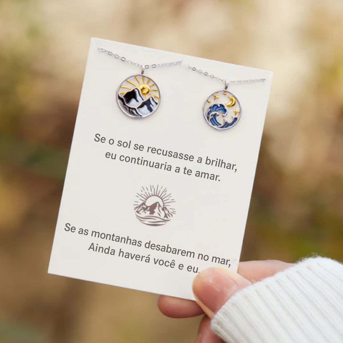 Conjunto Colar "Eterno Amor" - Sol e Mar