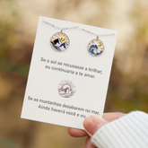 Conjunto Colar "Eterno Amor" - Sol e Mar