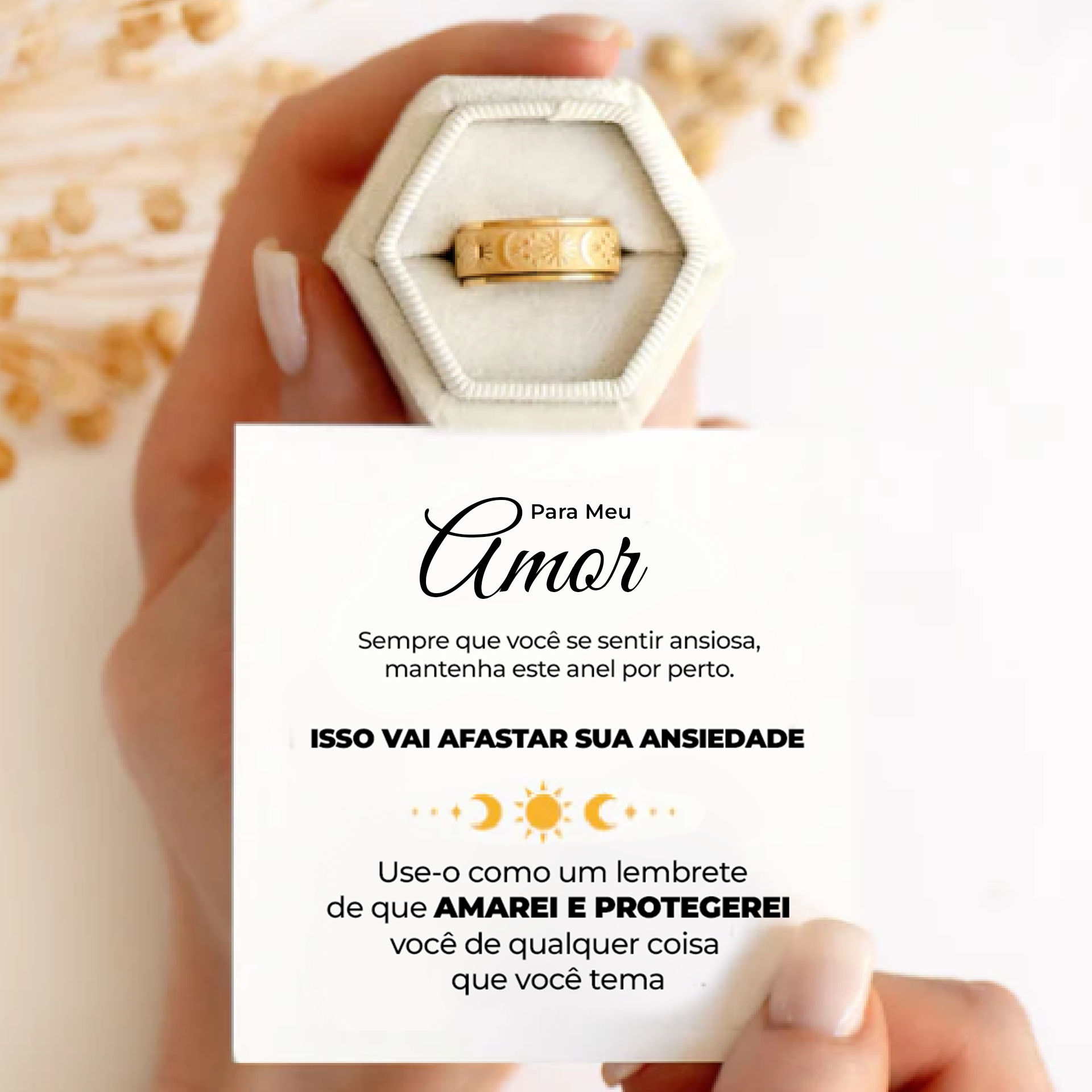 Anel de Amor e Proteção contra Ansiedade