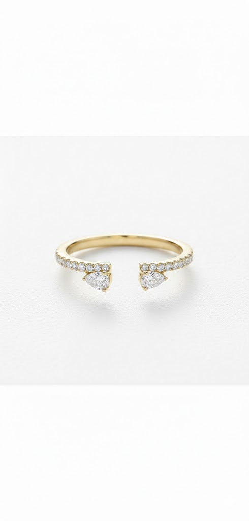 Stack anéis de diamantes